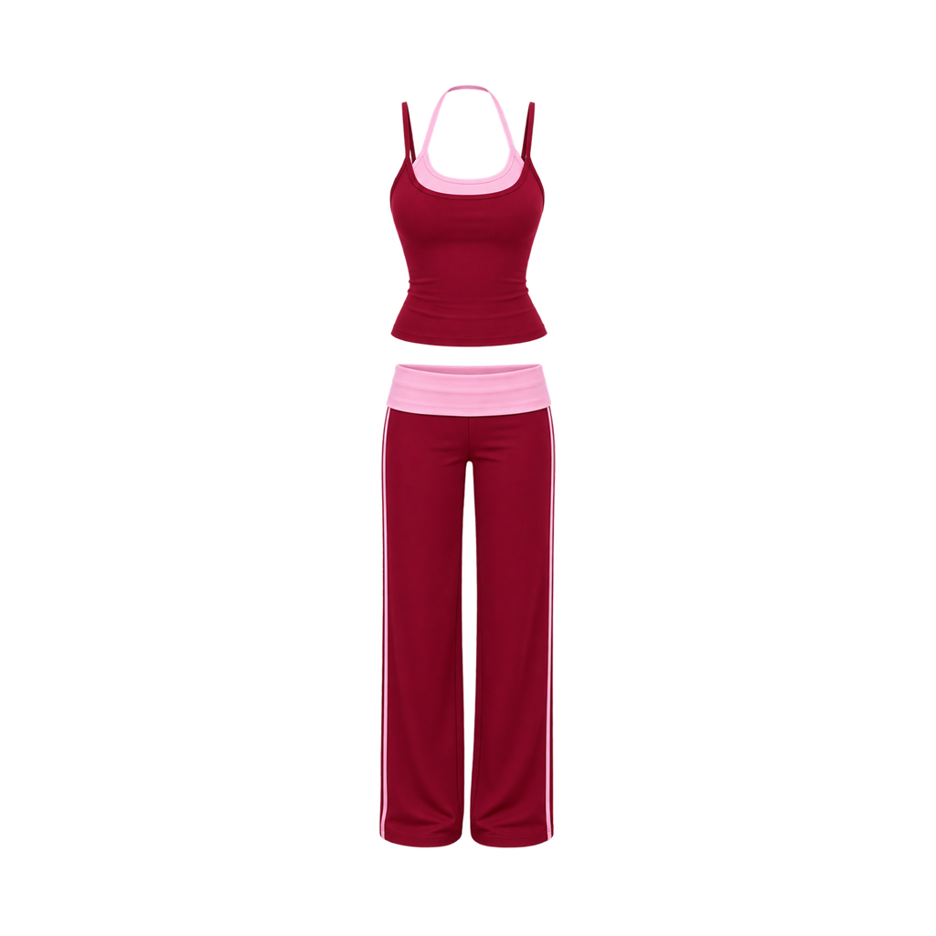Side-Stripe Straight Pants