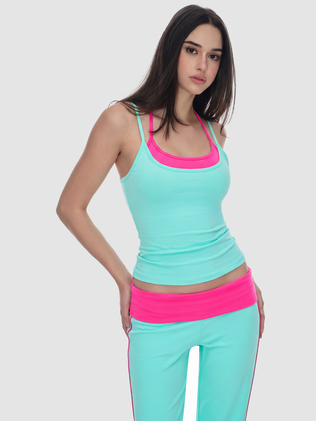 Side-Stripe Straight Pants
