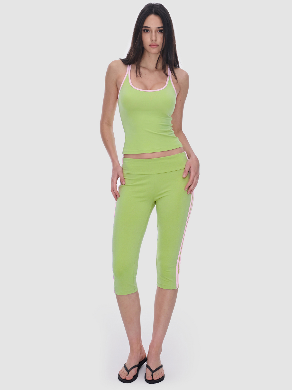 Contrast Layered Cami Tank
