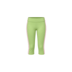 Side-Stripe Foldover Capris